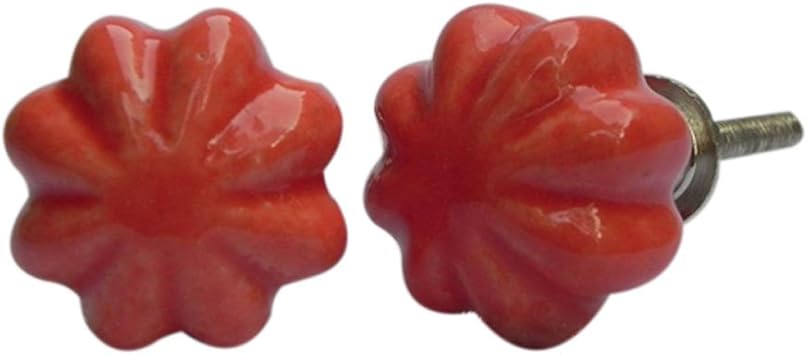 Indianshelf handgemacht Pack of 6 rot Keramik Pomegranate solide