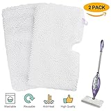 2PCS Washable Microfiber Mop Pads Replacement for Shark Steam Pocket Mops S3501, S3601, S3550, S3901, S3801, SE450, Shark Steam Duster Microfiber Cleaning Pads by Magift
