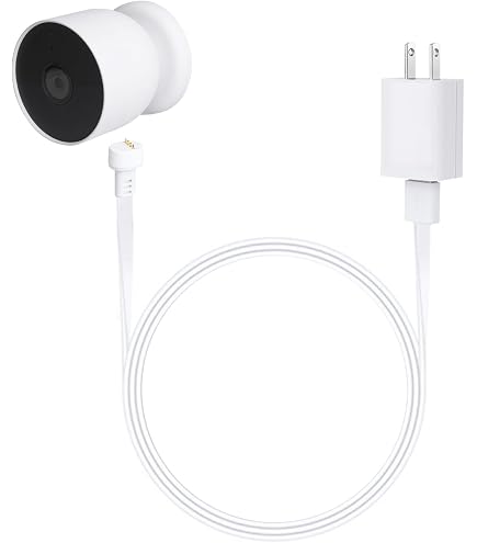 Amazon.com: Power Cable with Adapter for Google Nest Cam Outdoor