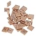 Wood Scrabble Pendant Tiles Rectangle 18x20mm /100
