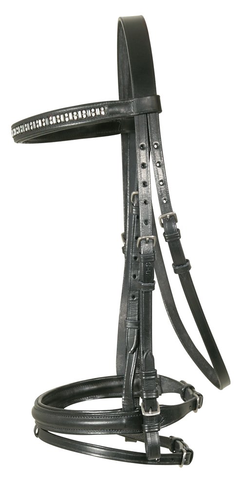 PFIFF Canterbury Black Cob Bridle