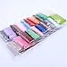 Masokan Lace Trim Ribbons by The Yard for DIY Crafts Women Clothing and Baby Girls Hair Accessories (1.77 inch, 20 Yards, 1 Yard of Each Color)