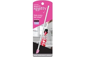 Spatty Daddy Lip Gloss Tiny Beauty Spatula (6 Inch Pink) Shark Tank, Lip Gloss Spatula, Mini Makeup Tool, Stocking Stuffers, Gifts for Women Who Have Everything, Teenage Girls, Small Scraper Cosmetics