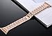 VOMA Bling Bands Compatible For Apple Watch Band 42mm 44mm iWatch Series 5/4/3/2/1, Diamond Rhinestone Stainless Steel Metal Jewelry Bracelet Bangle Wristband Strap(Diamond Rose Gold 42mm 44mm)