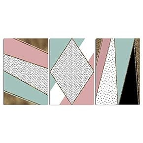 3 Piece Canvas Wall Art-Modern Nordic Style-Canvas Prints Home Artwork Decoration for Living Room,Bedroom - 16"x24" x 3 Panels