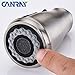 Kitchen Faucet Sprayer Head Replacement Part, Pull Down Spray Head Nozzle with Pause Stream and Spray Modes, Only G1/2 Connector, Not Universal, Brushed Nickel
