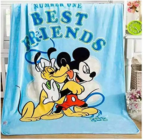 MINI BERRY Kid's Cartoon Flannel Throw Blanket (140 x 100 cm)