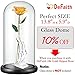 DEFAITH Real Rose 24K Gold Dipped, Forever Gifts for Her Valentine's Day Anniversary Wedding and Proposal - Yellow with Stand