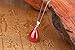 COAI 925 Sterling Silver Teardrop Carnelian Necklace for Women, Red Carnelian Jewelry for Women