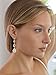 Mariell Gold Wedding Earrings, Cubic Zirconia Dangle Earrings for Bride, Bridesmaids, Gold Bridal Earring