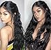 360 Lace Frontal Wig Pre Plucked with Baby Hair and High Ponytail Deep Body Wave Brazilian Remy Human Hair Wigs for Women 150% Density 18inch NC