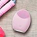 FOREO LUNA Face Exfoliator Brush and Silicone Cleansing Device for Sensitive/Normal Skin, Pink