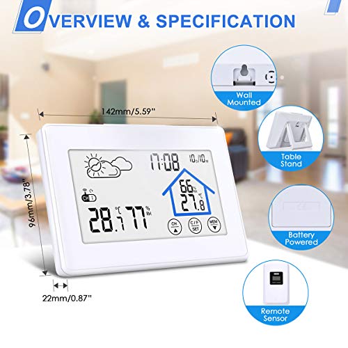2 DIGOO+Thermometer+Hygrometer+Temperature+Backlight