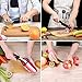 Ceramic Knife Set, Kitchen Knife with Sheath Covers, Very Sharp Kitchen Knife Set, 6