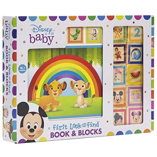 Disney Baby First Look and Find Book & Blocks Wage, Erin Rose