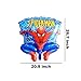 10Pcs Superhero Spiderman Foil Balloons for Children's Birthday Party Supplies Decorations