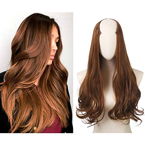 Sarla 24 160g Long Straight Natural Wave Full Head U Part Hair