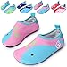 L-RUN Kids Swim Water Shoes Barefoot Aqua Socks Shoes for Beach Pool Surfing Yoga