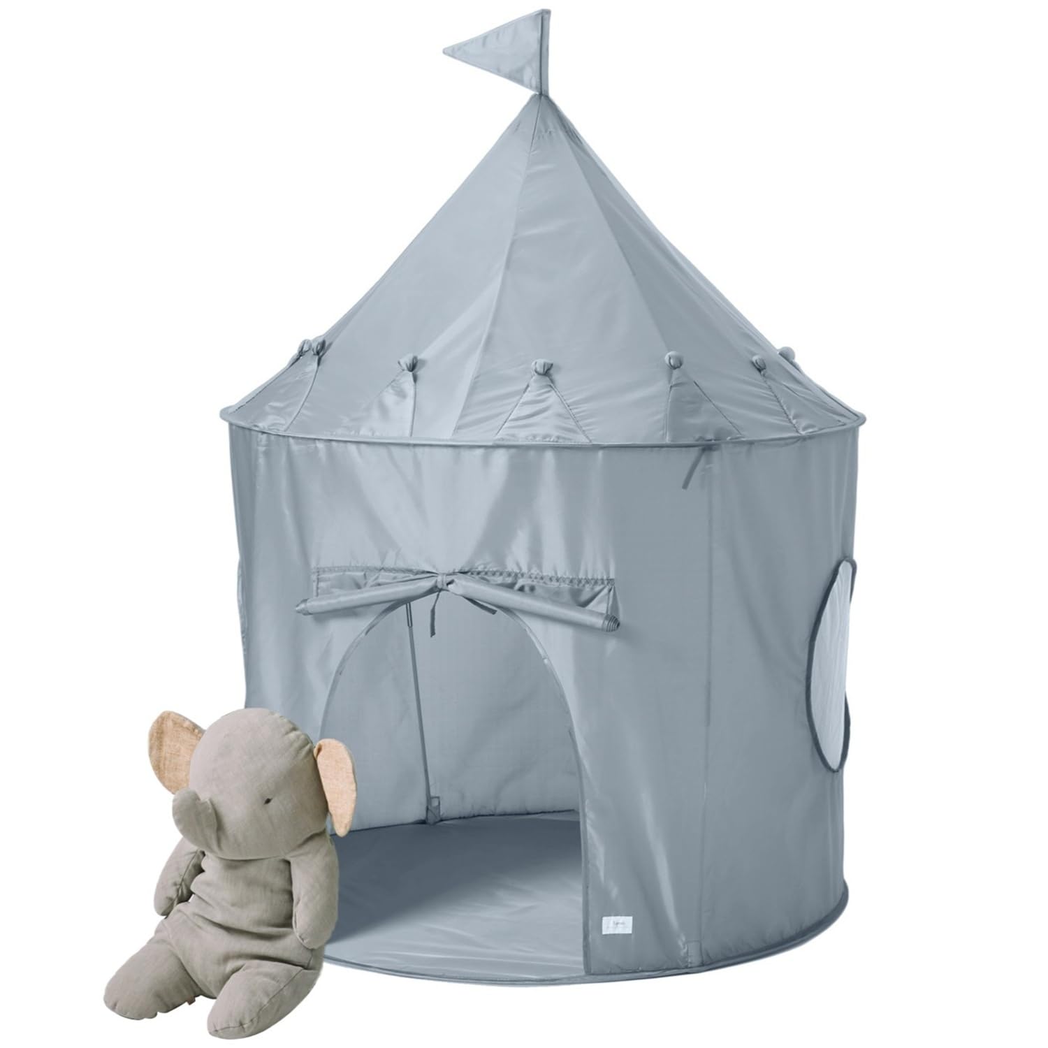 3 Sprouts Kids Play Tent - Sustainable Recycled Fabric – Fun Spacious Childs Playhouse for Indoor Games for Boys & Girls - Durable Fort Pop Up House for Toddlers & Children Age 3-10 – Blue