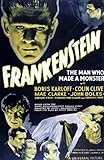HSE Frankenstein the Man Who Made a Monster Movie Poster