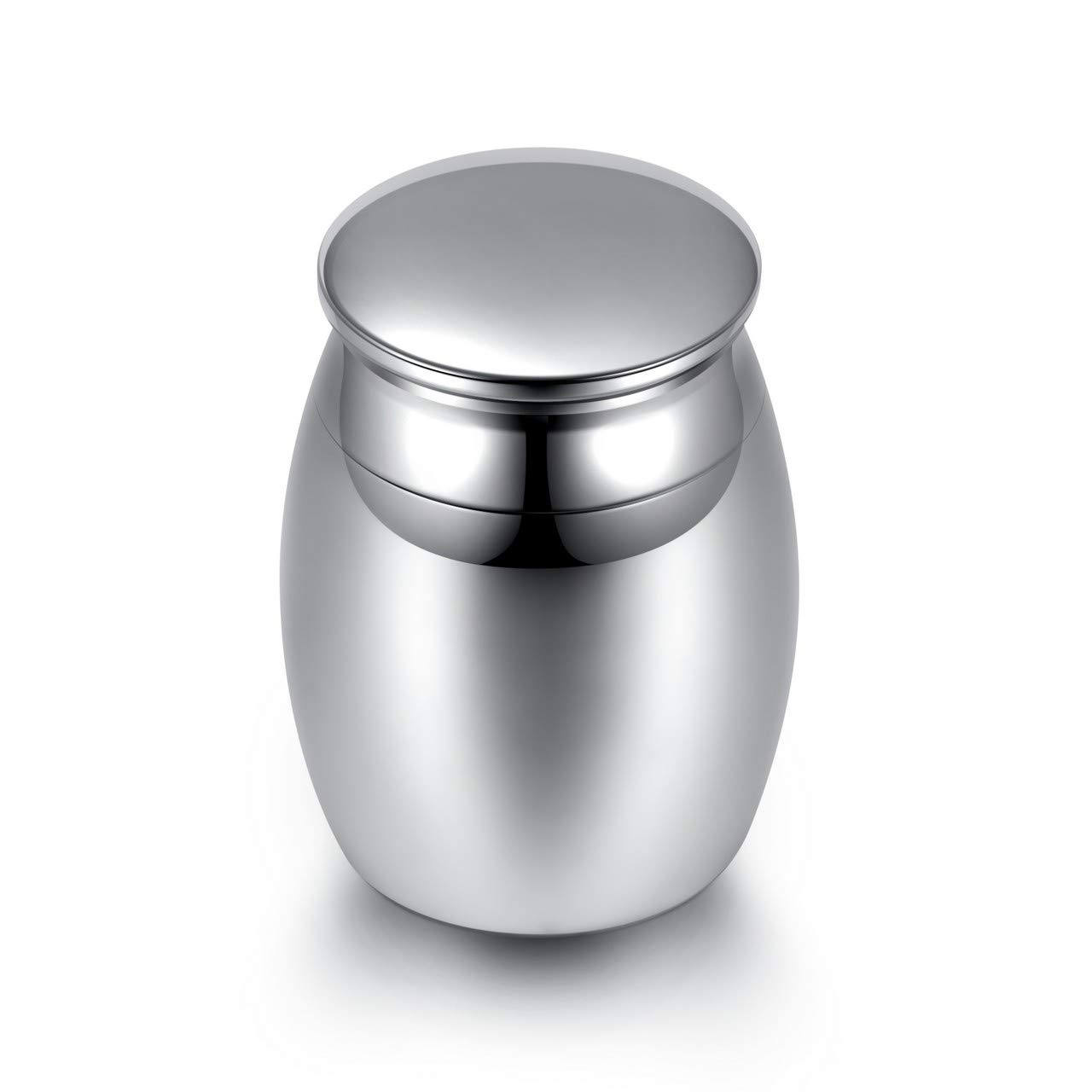 Zysta Stainless Steel Mini Urn Waterproof Memorial Urn for Cremation Ashes Funeral Mini Funeral Urn Keepsake for Safe Storage of Ashes