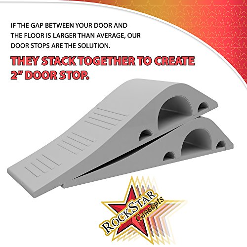 image for Door Stopper Rubber Stop Floor Wedge Holder Doorstop | Premium Quality