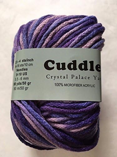 Crystal Palace Yarns Cuddles #7017 "Periwinkle Dust" Bulky, MicroFiber Acrylic 50 Gram
