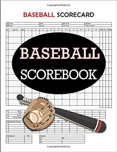 Baseball Scorecard, Baseball Scorebook: 100 Pages Baseball Score Sheet, Baseball Scorekeeper Book, Baseball Scorecard Paperback – April 27, 2019