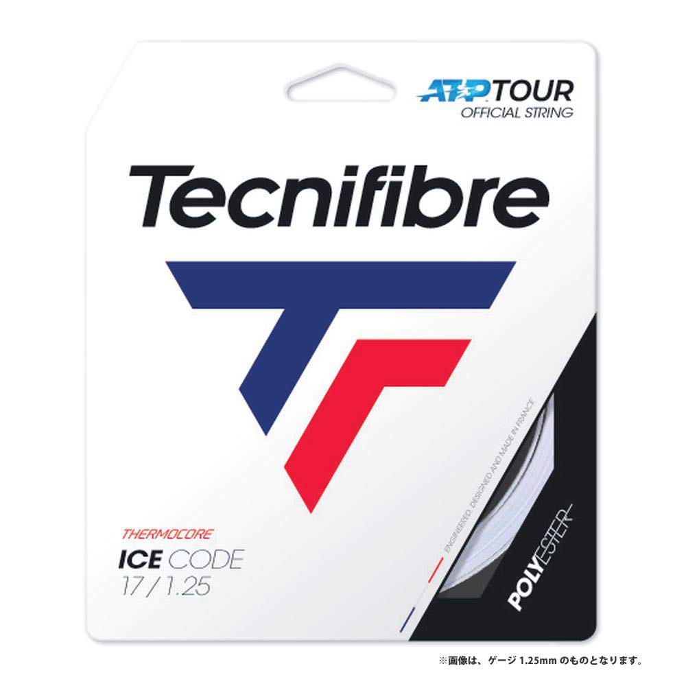 Tecnifibre IceCode Tennis String 1.30 White - 12m Set