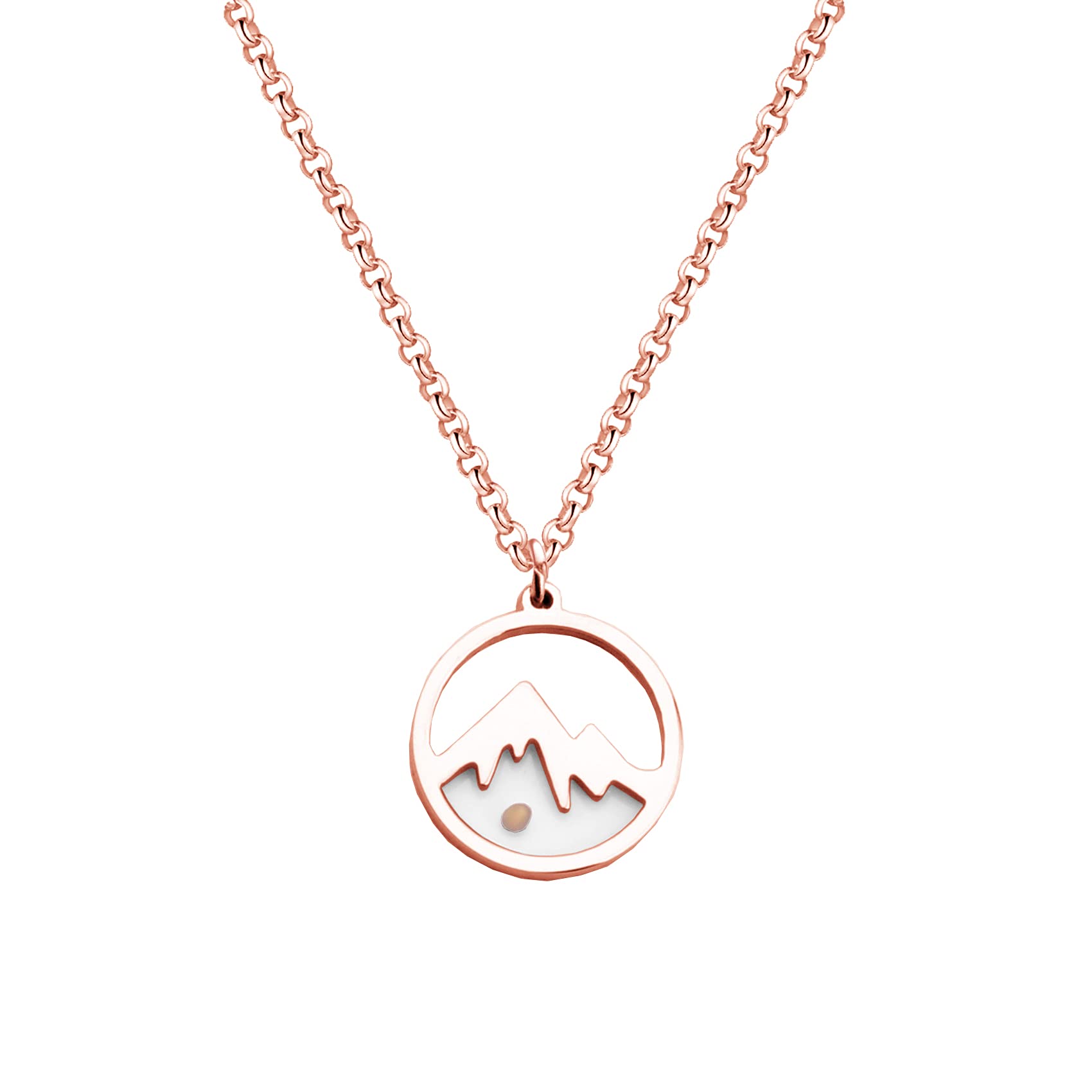 Octjewty Mountain Mustard Seed Jewelry Faith Move Mountains Necklace Bracelet Gift for Christian, Stainless Steel Resin, n