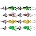 Goture Rubber Frogs Soft Fishing Lures Bait Set Bass CrankBait Tackle 9cm_3.54'_6.2g Spinner Spoon Lures