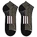 adidas Men's Cushioned X 2 Low Cut Socks (2 Pair), Black-Graphite Marl/Black/Light Onix/Collegiate Bu, Large