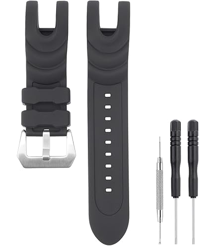 Amazon.com: Ewatchparts 26mm Rubber Watch Band Strap Compatible
