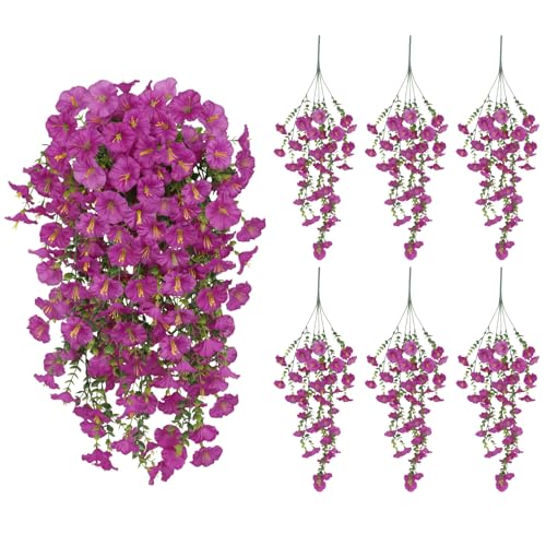 Artificial Hanging Flowers Hot Pink
