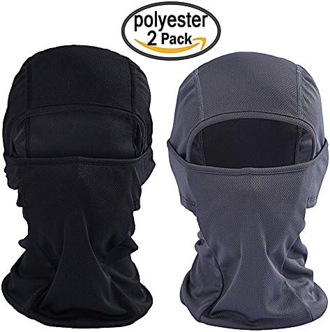 Mazo [2 Pack] Balaclava Motorcycle Tactical Skiing Face Mask
