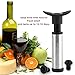 Vacuum Wine Saver Pump with 4 Vacuum Bottle Stoppers,Food Grade Material,Keep Wine Fresh