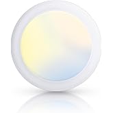 ECOELER 6 Inch LED Disk Lights, Dimmable Flush Mount Light Fixture, 16.5W 1100 Lumens, 5 Color Selectable Recessed Retrofit Ceiling Lights for Kitchen, Porch, Hallway, ETL & FCC