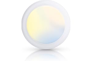 ECOELER 6 Inch LED Disk Lights, Dimmable Flush Mount Light Fixture, 16.5W 1100 Lumens, 5 Color Selectable Recessed Retrofit C