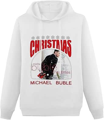 Michael Buble Christmas Single-Sided Printing Pocketless Sweater for Men: Amazon.ca: Clothing