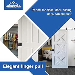 HOMOTEK Square Recessed Sliding Closet Door Finger