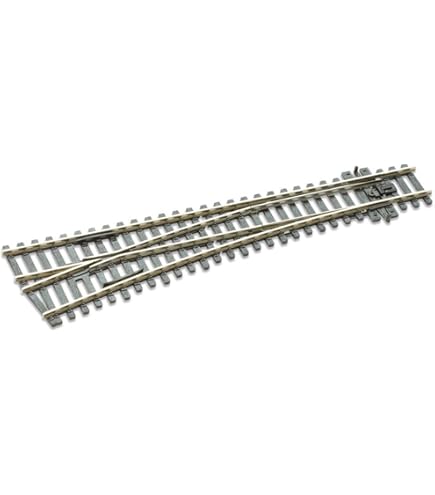 Amazon.com: Peco N Scale Code 80 Insulfrog #4 LH Turnout