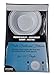 100 Heavyweight Elegant 12oz Plastic Disposable 7.5” Bowls & 100 Silver Plastic Spoons, Perfect for Salads, Desserts, Ice Cream, Soup, Catering, Weddings, Parties
