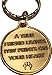 RecoveryChip Dog Mom - A True Friend Leaves Paw Prints On Your Heart Keychain Paw Print Bronze