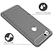 Google Pixel 2 Case,Google Pixel2 Case, Dretal Carbon Fiber Shock Resistant Brushed Texture Soft TPU Phone case Anti-Fingerprint Flexible Full-Body Protective Cover for Google Pixel 2 (Gray)