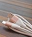 3PCS 123M iPhone Lightning Cable, High-speed Durable Syncing and Charging Cable for iPhone Devices iOS9 System (Gold)