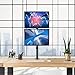 HUANUO Vertical Monitor Stand for 2 Monitors – Dual Stacking Screen Holder Desk Mount Fits Two 13 to 27 Inch LCD Computer Displays with C Clamp, Grommet Basethumb 1