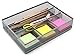 EasyPAG Mesh Collection Desk Drawer Organizer Accessories Tray,Silver