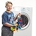SockDock Sock Laundry Solution for Washing Drying & Storing Socks in Pairs, Clip & Hold Small & Long Socks in Washer Dryer & Closet, 2-Pack (Red)