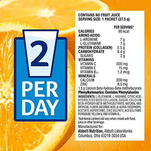 Juven Therapeutic Nutrition Drink Mix Powder for Wound Healing Support