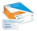 Self Seal Double Window Security Envelopes (#8 - Box of 500), for Quickbooks Checks (3 5/8